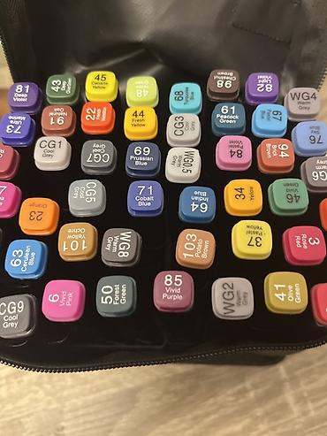 marka: TouchCool 48 PCS D ikitərəfli marker dəsti - Brend: TouchCool - Sayı — 2