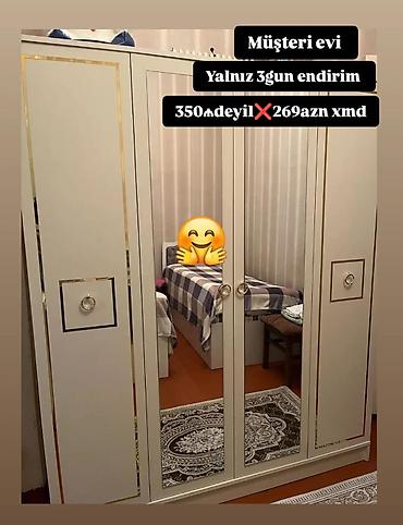 зеркало с подсветкой: Dolab yeni qarderob paltar dolabı güzgülü — 1