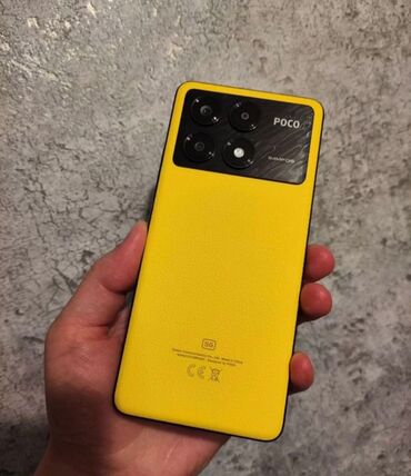 поко х3 жт: Poco X6 Pro 5G, Колдонулган, 256 ГБ, түсү - Сары, 2 SIM