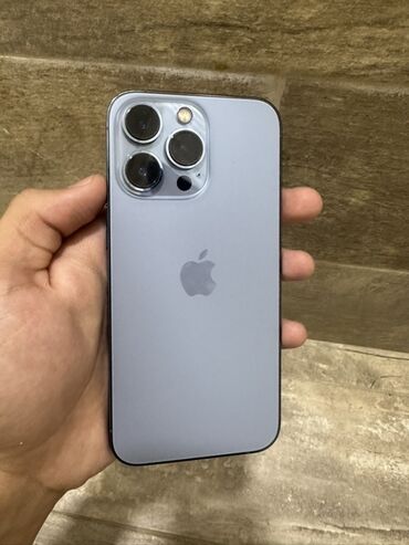 чехлы на айфон 13 про макс бишкек: IPhone 13 Pro, Колдонулган, 256 ГБ, Sierra Blue, Каптама, 78 %