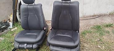 Сиденья: Комплект сидений, Кожа, Mercedes-Benz 2001 г., Б/у, Оригинал, Германия — 4