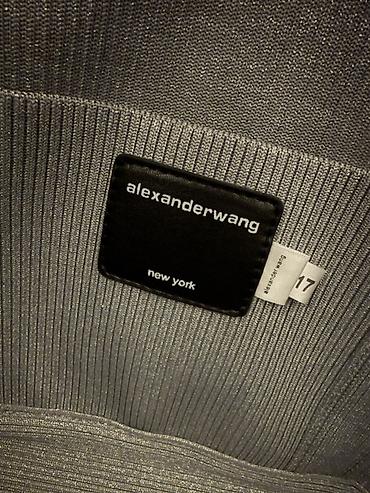 alexander wang: Boz rəngli Alexander Wang tote çantası - Material: sıx toxumalı — 5