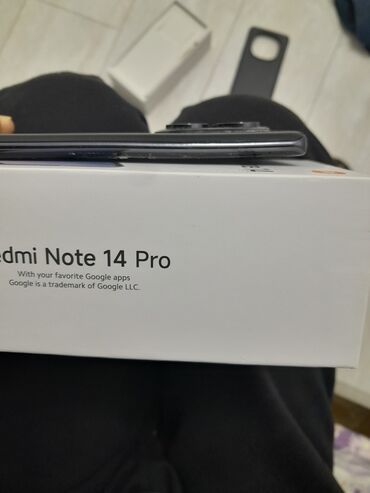 оборудование для ремонта телефона: Redmi, Redmi Note 14 Pro, Колдонулган, 256 ГБ, түсү - Кара, 2 SIM