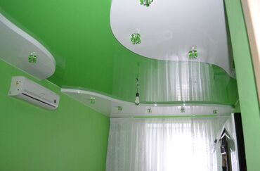 Натяжной потолок: Натяжной потолок 3D потолки, Глянцевое, Матовое — 9