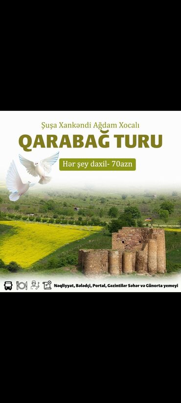 tur paketler: Qarabağ turu✨️ ♦️Şuşa - Xankəndi - Ağdam - Xocalı - Əsgəran Turu❗️