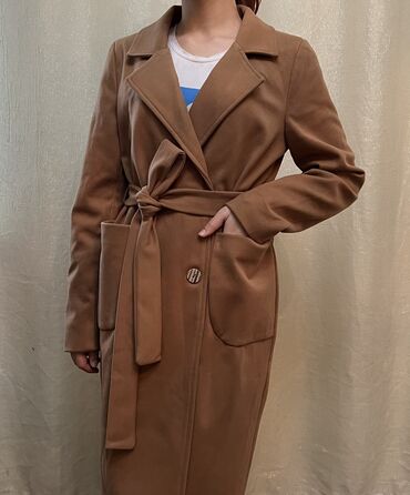 женские зимние куртки на синтепоне: Пальто, Классика, Осень-весна, Длинная модель, M (EU 38)
