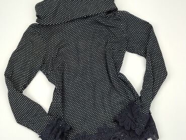 czarne bluzki na długi rekaw: Blouse, M (EU 38), condition - Very good