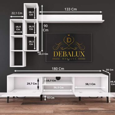 TV altlığı: Yeni, Düz TV altlığı, Polkalı, Laminat, Azərbaycan — 9