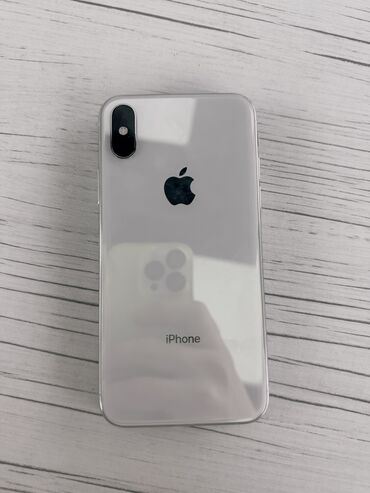 Apple iPhone: IPhone Xs, Б/у, 64 ГБ, Белый, Чехол, 78 %