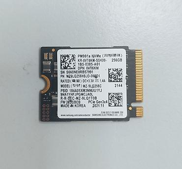 Masaüstü kompüterlər və komponentlər: Samsung 256 GB original SSD 100% sagliq M.2 2230 + ISTENILEN OLCU — 1