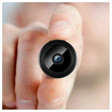 mini camera 69 azn: Mini Wi‑Fi təhlükəsizlik kamerası - Ultra-kompakt ölçü: barmaq ucu — 1
