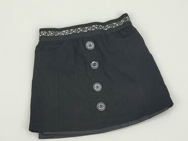 spódniczka z falbankami czarna: Spódniczka, Coccodrillo, 8 lat, 122-128 cm, stan - Dobry