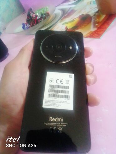 телефон сатылат ош: Redmi, Redmi A3, Колдонулган, 128 ГБ, түсү - Кара