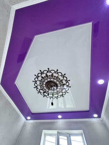 Натяжной потолок: Натяжной потолок Глянцевое, Матовое, 3D потолки Бесплатный замер, Гарантия, Монтаж — 6