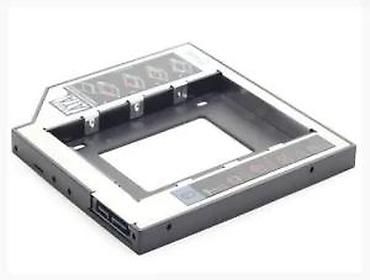 Druga oprema za računare i laptopove: Adapter/kavez za drugi disk u mestu optičkog drajva (caddy) – 2.5" — 13
