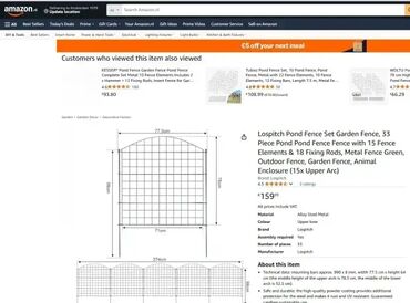 Oprema za kućne ljubimce: Komplet od 5 elemenata ograde; Dimenzije: V x Š = 78 x 77 cm; Potpuno — 8