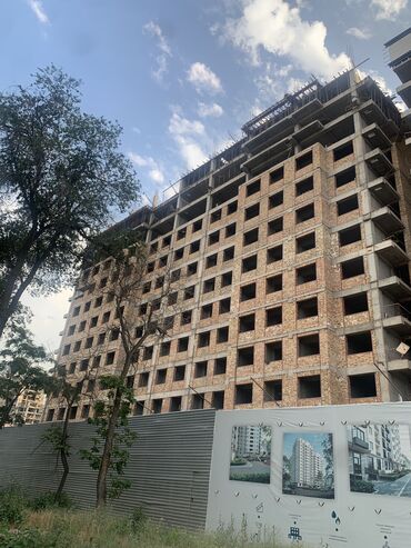 эмарк жибек жолу: 1 комната, 43 м², Элитка, 7 этаж, ПСО (под самоотделку)