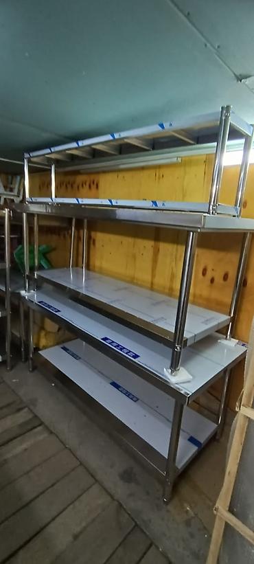 Другая посуда и кухонный инвентарь: Столы из нержавейки для кафе, ресторанов, пекарен — SUS 304! Надежные at lalafo.kg — 9 Другая посуда и кухонный инвентарь: Столы из нержавейки для кафе, ресторанов, пекарен — SUS 304! Надежные — 9