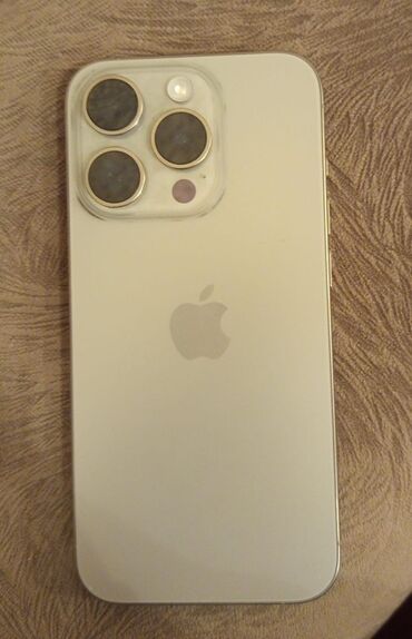 apple komputer: IPhone 15 Pro, 128 ГБ, Natural Titanium, Face ID