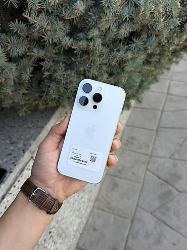 Уюлдук телефондор жана аксессуарлар: IPhone 16 Pro, Колдонулган, 128 ГБ, White Titanium, Заряддоочу түзүлүш, Коргоочу айнек, Каптама, Бөлүп төлөө менен — 3