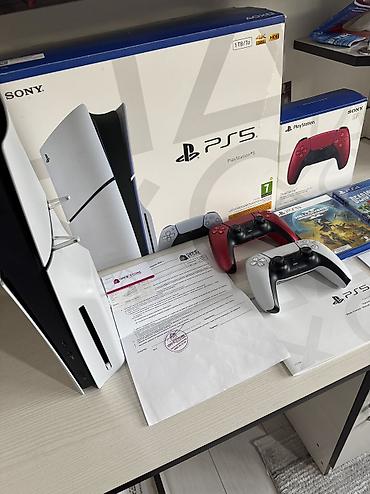 sony i pro: PlayStation 5 Slim 1 ТБ — практически новая! Продаётся PlayStation 5 — 7