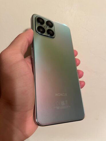 Honor: Honor X8, 128 GB, rəng - Boz, İki sim kartlı, Face ID, Barmaq izi