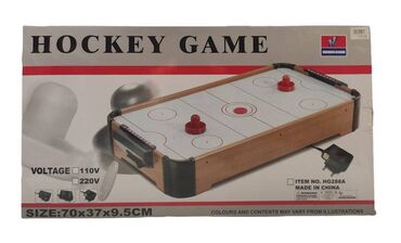 oyun meydançası: Masaüstü xokkey 
 hockey game, 70x37x9.5 sm