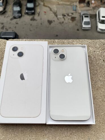 iphone 13 təzə: IPhone 13, 128 GB, Ağ, Simsiz şarj, Face ID