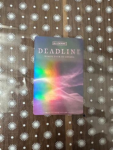 blackpink lightstick: Məhsul: BLACKPINK “Deadline – World Tour in Goyang” rəsmi fotokartları — 4