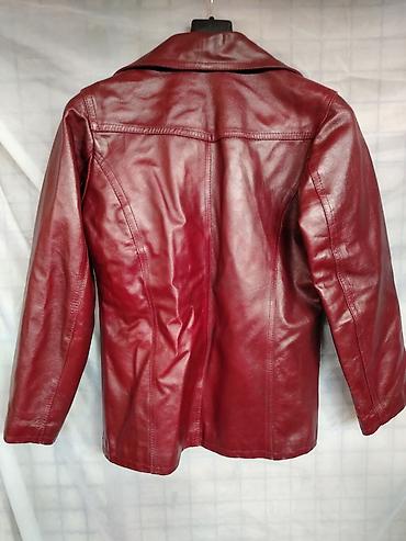 guado leather jacket: Kožna jakna L, bоја - Bordo — 5