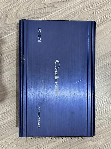 səs gucləndrici: Cadence FX-4.75 avtomobil gücləndiricisi - Güc: 5500W MAX (korpus — 3