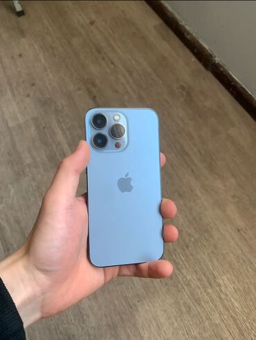 Apple iPhone: IPhone 13 Pro, 128 ГБ, Blue Titanium, Защитное стекло, Чехол, 86 %