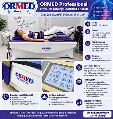 Tibbi avadanlıq: ORMED Professional – traksion (onurğa dartma) aparatı Qiymet 7500 azn — 2