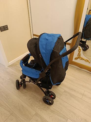 Uşaq dünyası: Uşaq arabası – Baby Hope, mavi/qara rəng. Xüsusiyyətlər: - Geniş — 2