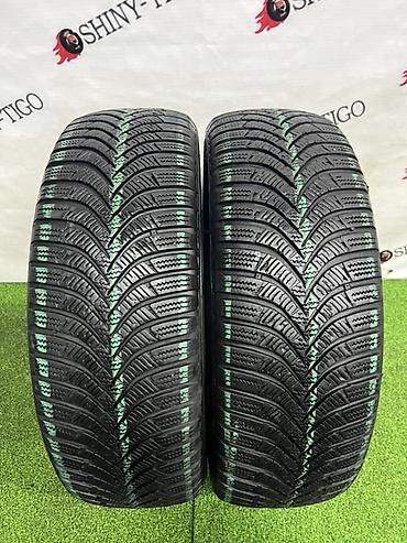 vossen diska: Шины 195 / 60 / R 16, Зима, Б/у, Пара, Легковые, Hankook — 1