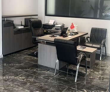 ZeynTurkiyə istehsalı Ofis mebeli 1100₼ satılır kreslolarda daxildi