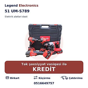 alet: Elan başlığı: Elektrik alətlər dəsti 51 UM-S789 Elektrik alətlər — 1