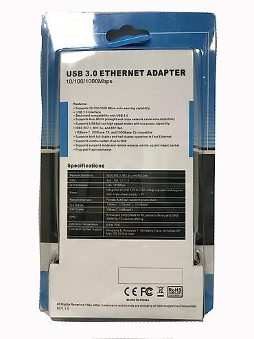 Модемы и сетевое оборудование: Сетевой адаптер 1 Gb/s USB 3.0 to LAN Ethernet позволяет вашим — 8