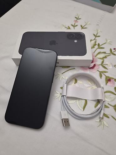 IPhone 16, 128 GB, Qara, Zəmanət, Sənədlərlə lalafo.az -da IPhone 16, 128 GB, Qara, Zəmanət, Sənədlərlə