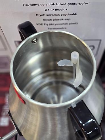 Samovarlar: Elektrikli samovar silver model: sl-0056 elektri̇k semaver 5l — 13