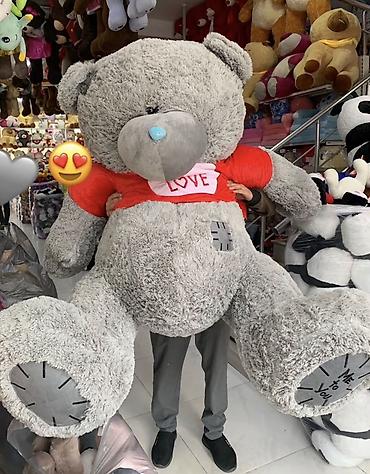 oyuncaq ayi sekilleri: 1 metrlik teddy ayı 60 manata(Şəkildəki çox böyükdü imenni onun 1 — 1