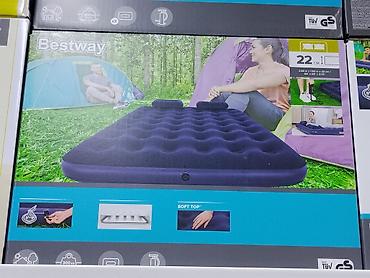 Матрасы: Надувной матрас Bestway/INTEX для двоих - Размер: 203 × 152 × 22–25 — 2