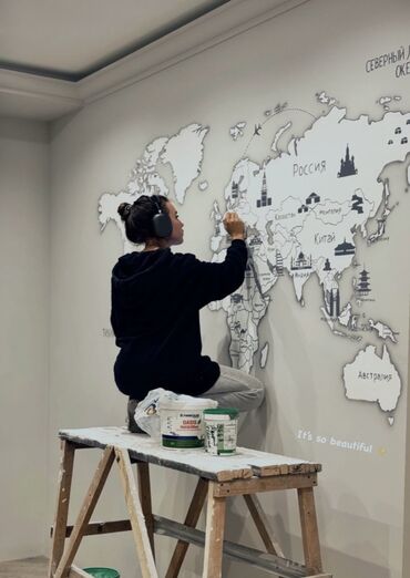 красить дом: Профессиональная роспись стен любой сложности. Привет) меня зовут