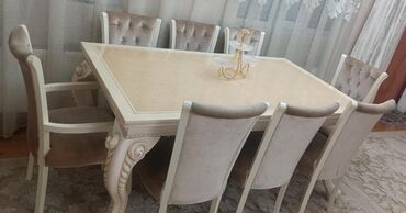 Qonaq otağı dəstləri: Komod, Masa və oturacaqlar, Servant — 4