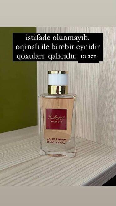 Ətriyyat: Baha alinib qiymet son