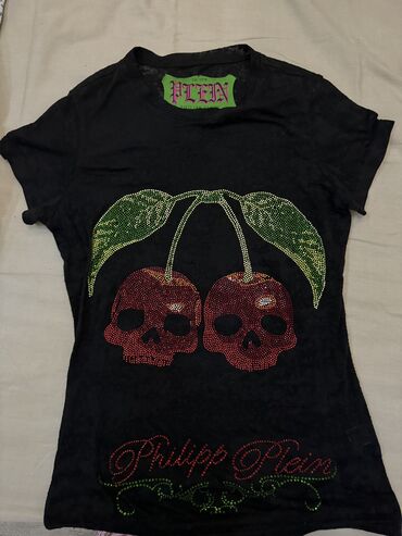 şəkilli qadın qalın futbolkaları: Phillip plein Xs/S Original