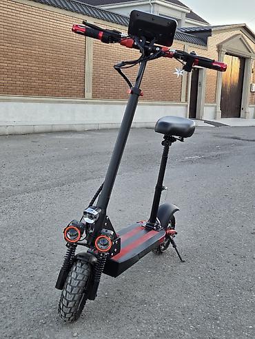 velosibet type 1: Elektrik skuter – oturacaqlı, güclü işıqlanmalı, iri təkərli model - — 2