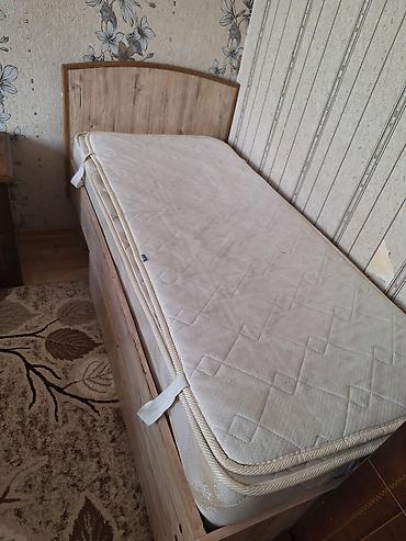кравать односпальные: Кровать детская б/у. 75см×155см. МДФ. матрас Lina. состояние хорошее — 4