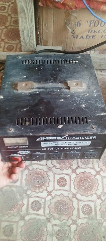 total station: AMPEX Stabilizer – Avtomatik Gərginlik Tənzimləyici Model: AX973VR - — 2