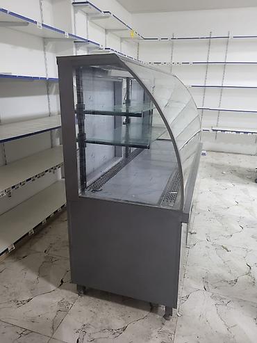 Soyuducu avadanlığı: Mağaza, market və kafe üçün soyuduculu vitrin.Az işlənib.Yeni — 4